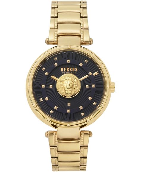 versus by versace women's elmont gold tone|Versace women's watches.